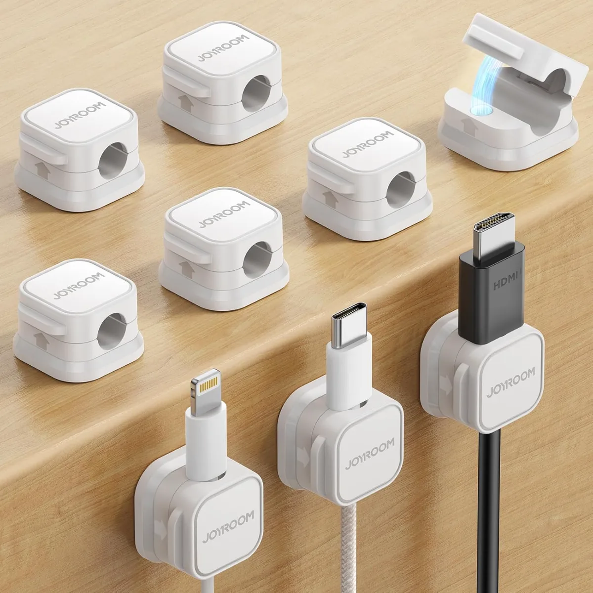 A curated arrangement of the best aesthetic desk gadgets under 50 on a modern workspace