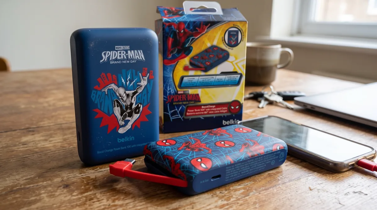 Spider-Man tech gifts guide featuring 5 useful gadgets for tech fans